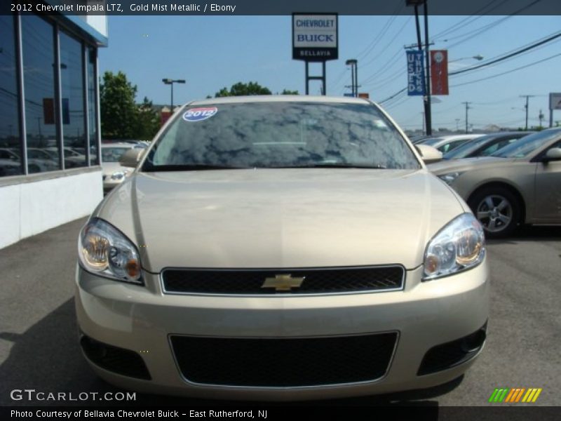 Gold Mist Metallic / Ebony 2012 Chevrolet Impala LTZ