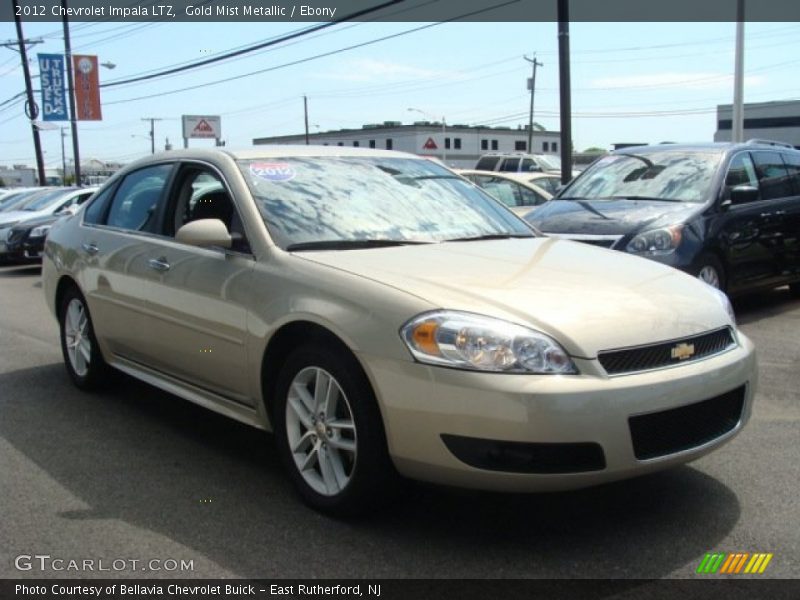 Gold Mist Metallic / Ebony 2012 Chevrolet Impala LTZ
