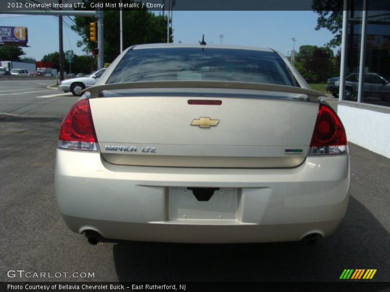 Gold Mist Metallic / Ebony 2012 Chevrolet Impala LTZ