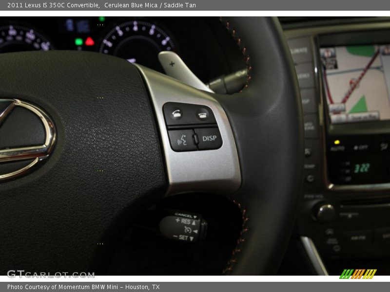 Controls of 2011 IS 350C Convertible