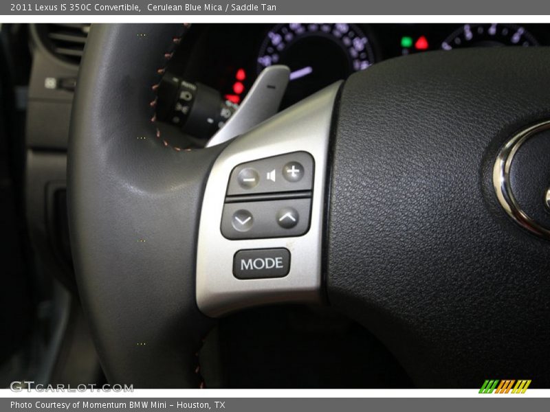 Controls of 2011 IS 350C Convertible