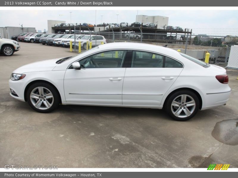 Candy White / Desert Beige/Black 2013 Volkswagen CC Sport