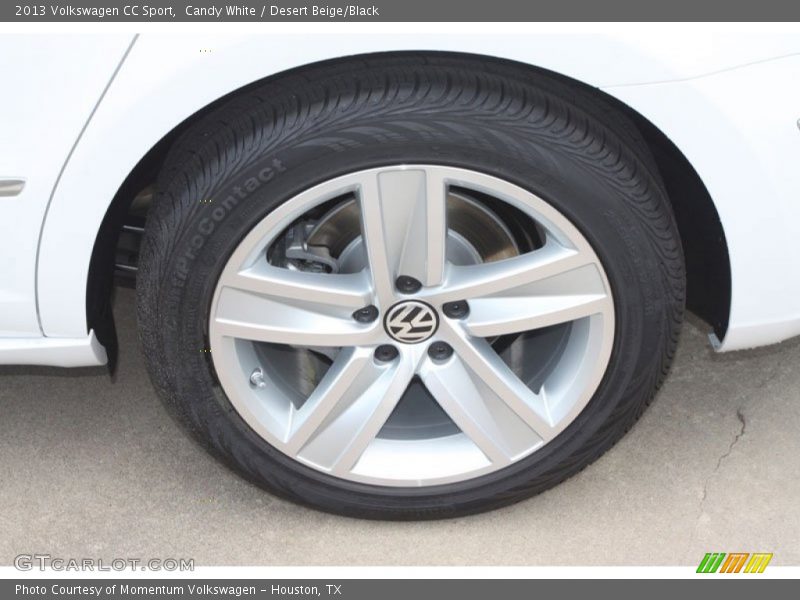 Candy White / Desert Beige/Black 2013 Volkswagen CC Sport