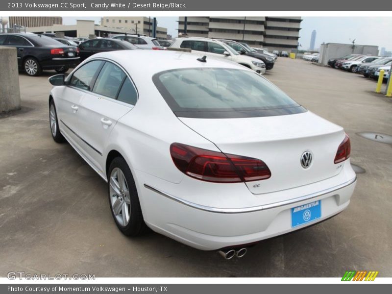 Candy White / Desert Beige/Black 2013 Volkswagen CC Sport