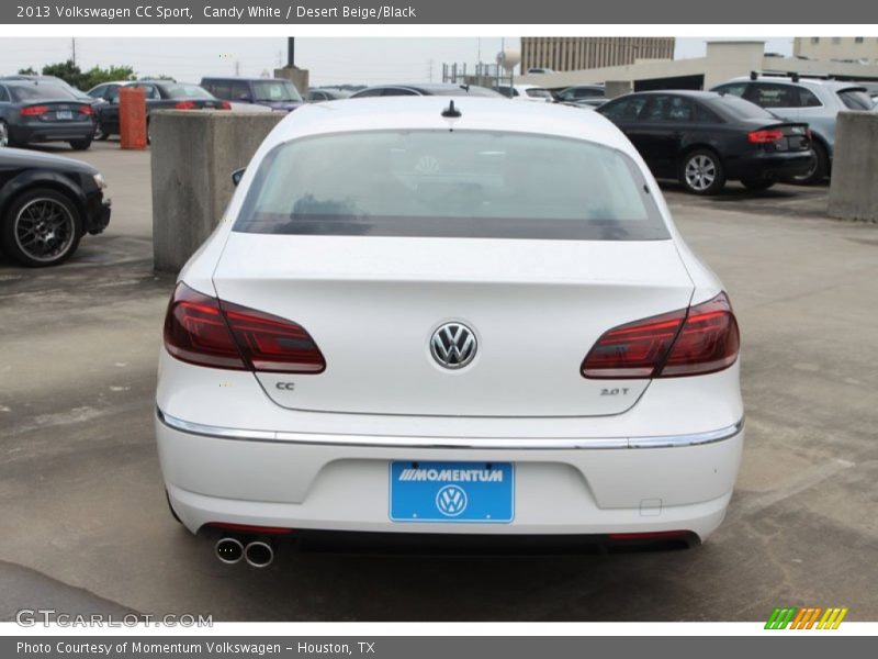 Candy White / Desert Beige/Black 2013 Volkswagen CC Sport