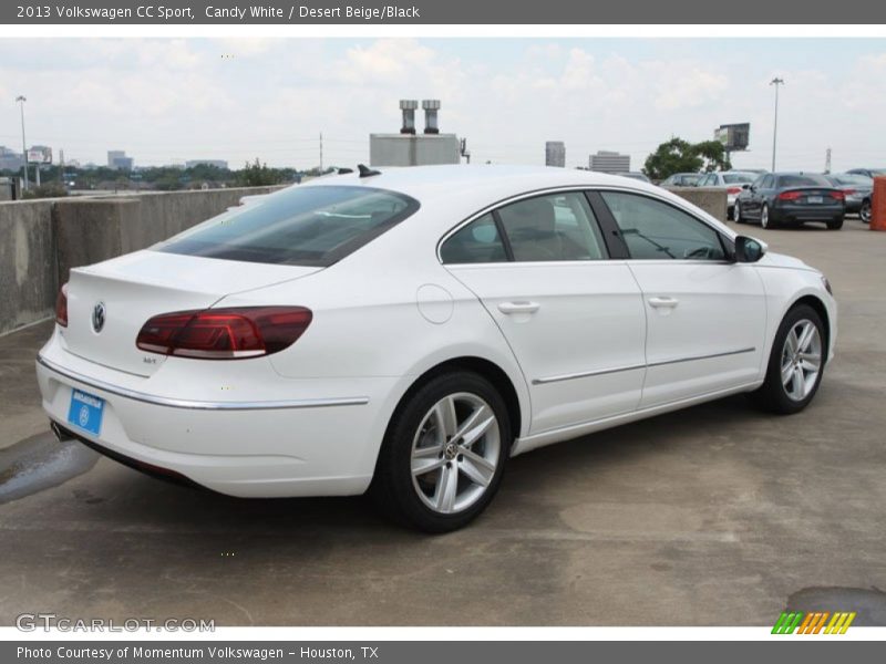 Candy White / Desert Beige/Black 2013 Volkswagen CC Sport