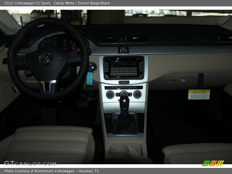 Candy White / Desert Beige/Black 2013 Volkswagen CC Sport