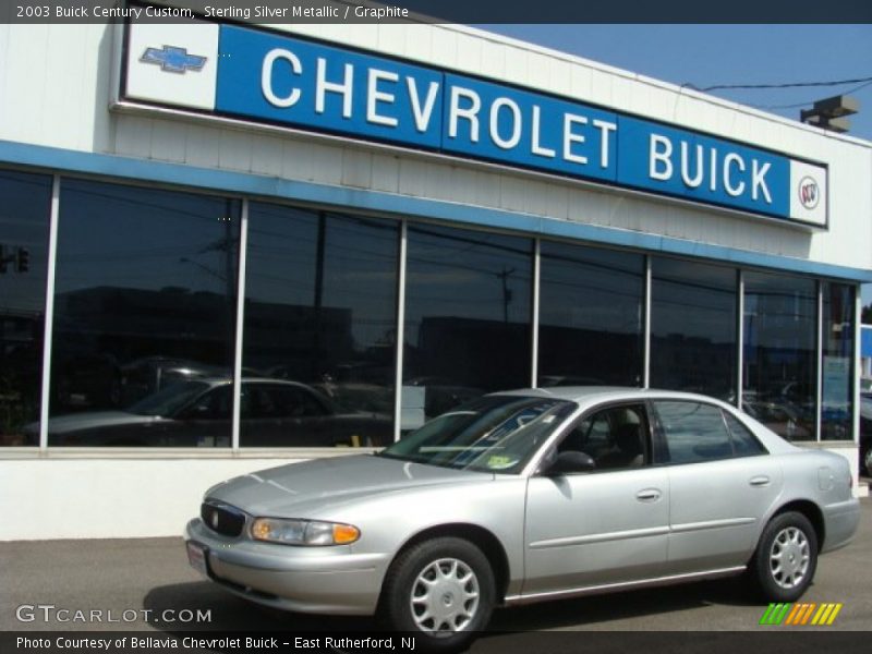 Sterling Silver Metallic / Graphite 2003 Buick Century Custom