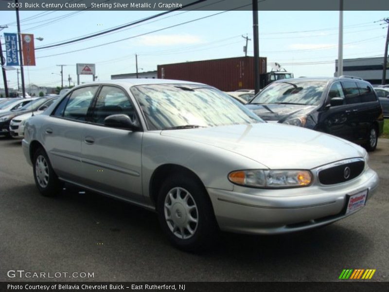 Sterling Silver Metallic / Graphite 2003 Buick Century Custom