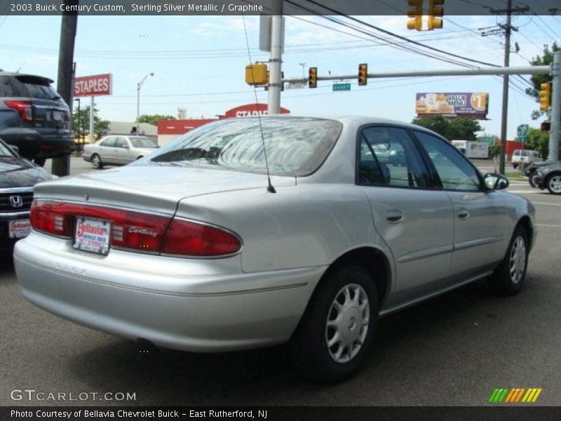 Sterling Silver Metallic / Graphite 2003 Buick Century Custom