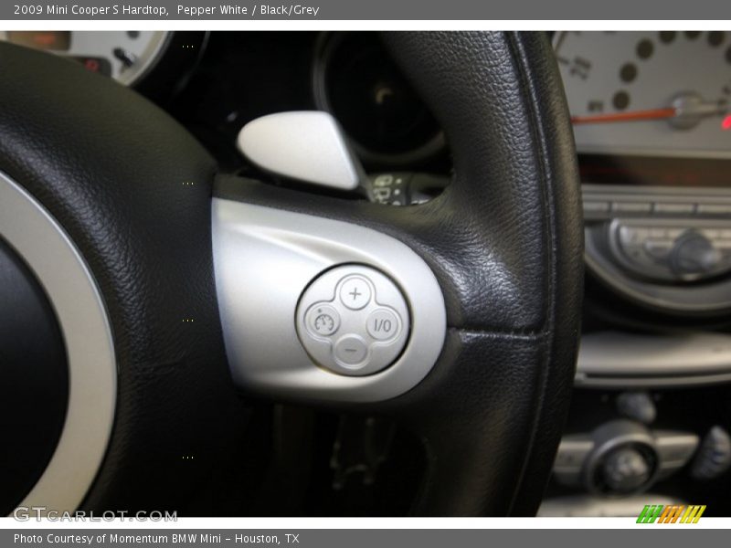Pepper White / Black/Grey 2009 Mini Cooper S Hardtop
