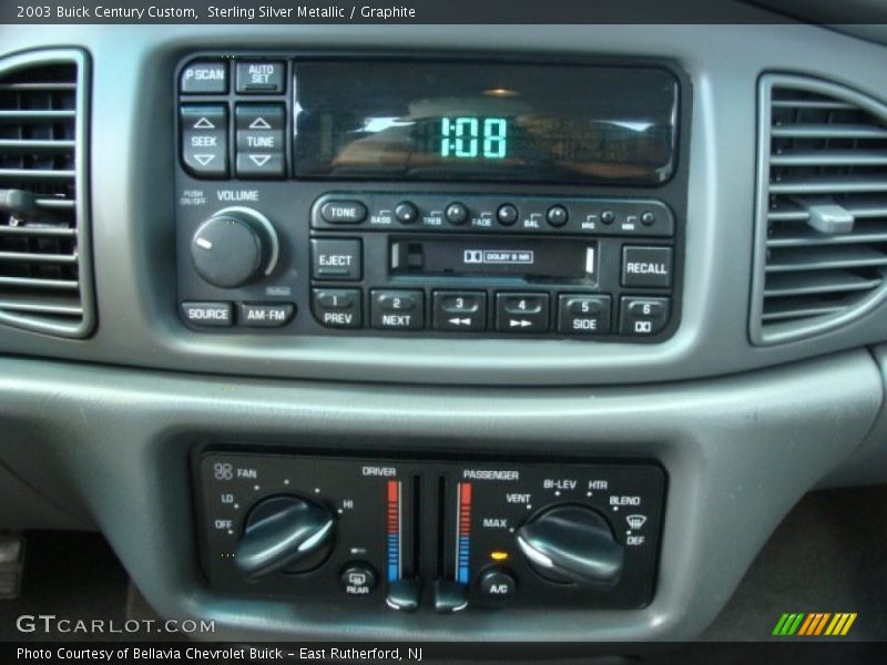 Sterling Silver Metallic / Graphite 2003 Buick Century Custom