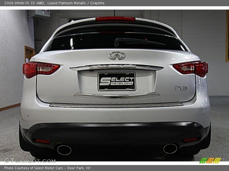 Liquid Platinum Metallic / Graphite 2009 Infiniti FX 35 AWD