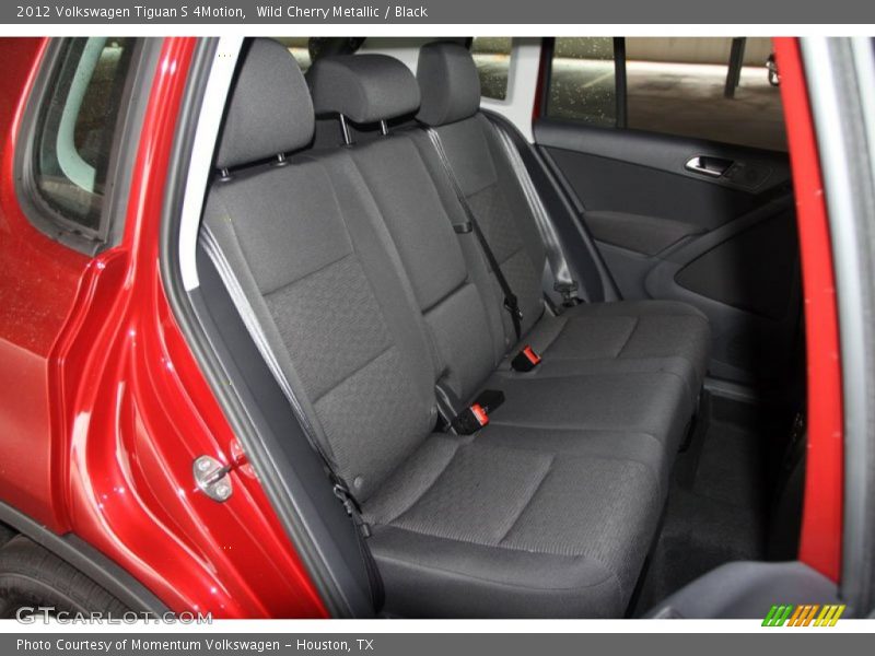 Wild Cherry Metallic / Black 2012 Volkswagen Tiguan S 4Motion