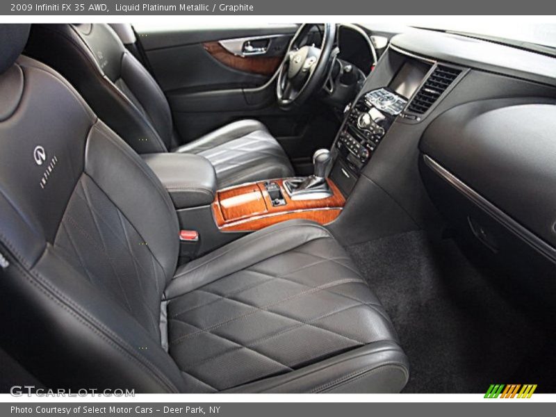 Liquid Platinum Metallic / Graphite 2009 Infiniti FX 35 AWD