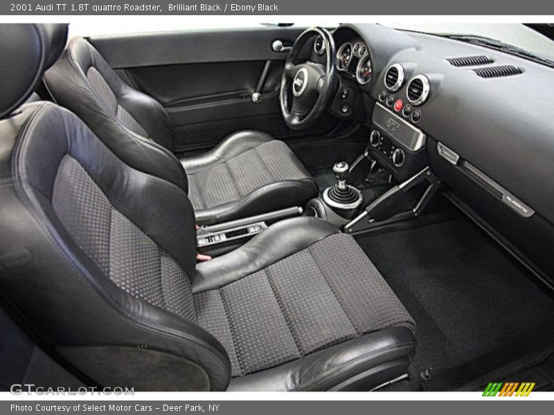 Brilliant Black / Ebony Black 2001 Audi TT 1.8T quattro Roadster