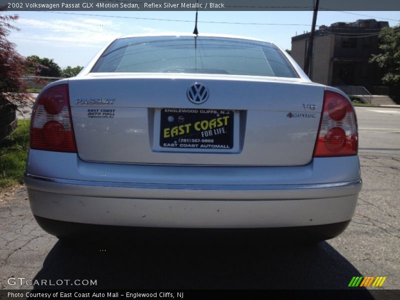 Reflex Silver Metallic / Black 2002 Volkswagen Passat GLX 4Motion Sedan