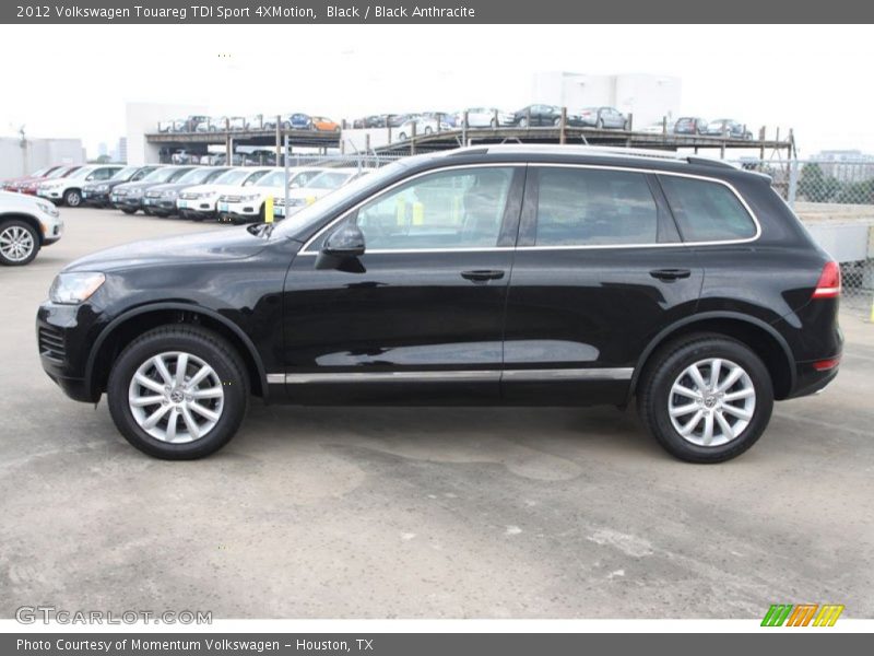 Black / Black Anthracite 2012 Volkswagen Touareg TDI Sport 4XMotion