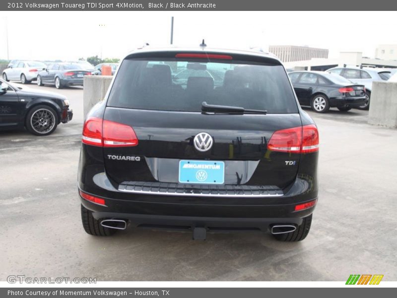 Black / Black Anthracite 2012 Volkswagen Touareg TDI Sport 4XMotion