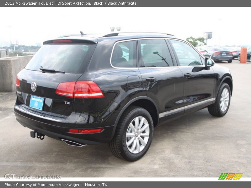 Black / Black Anthracite 2012 Volkswagen Touareg TDI Sport 4XMotion