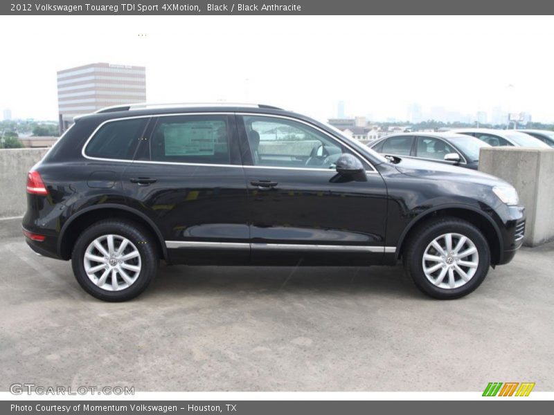 Black / Black Anthracite 2012 Volkswagen Touareg TDI Sport 4XMotion