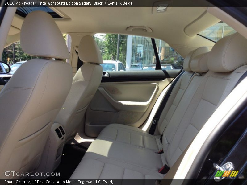 Black / Cornsilk Beige 2010 Volkswagen Jetta Wolfsburg Edition Sedan