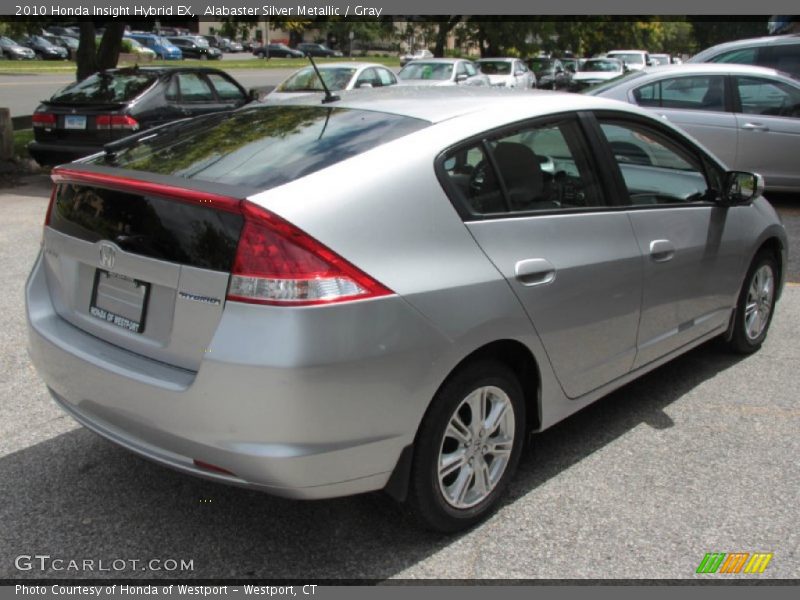 Alabaster Silver Metallic / Gray 2010 Honda Insight Hybrid EX