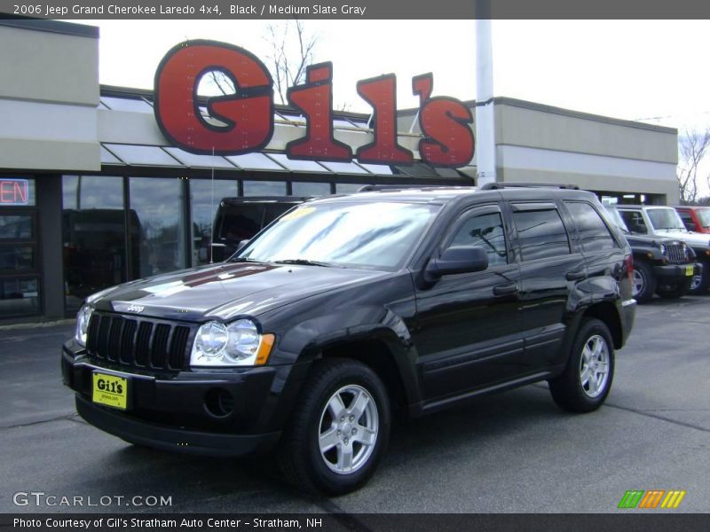 Black / Medium Slate Gray 2006 Jeep Grand Cherokee Laredo 4x4
