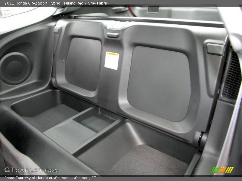 Milano Red / Gray Fabric 2011 Honda CR-Z Sport Hybrid