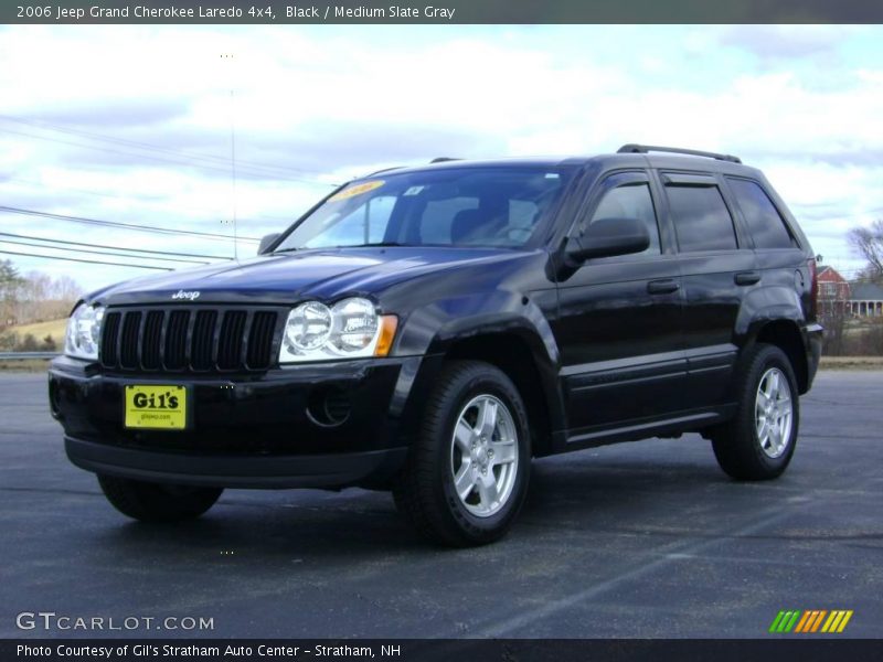 Black / Medium Slate Gray 2006 Jeep Grand Cherokee Laredo 4x4