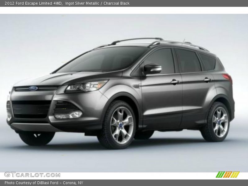 Ingot Silver Metallic / Charcoal Black 2012 Ford Escape Limited 4WD