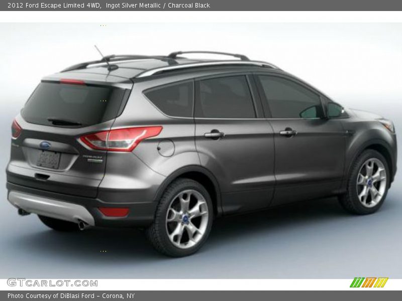 Ingot Silver Metallic / Charcoal Black 2012 Ford Escape Limited 4WD