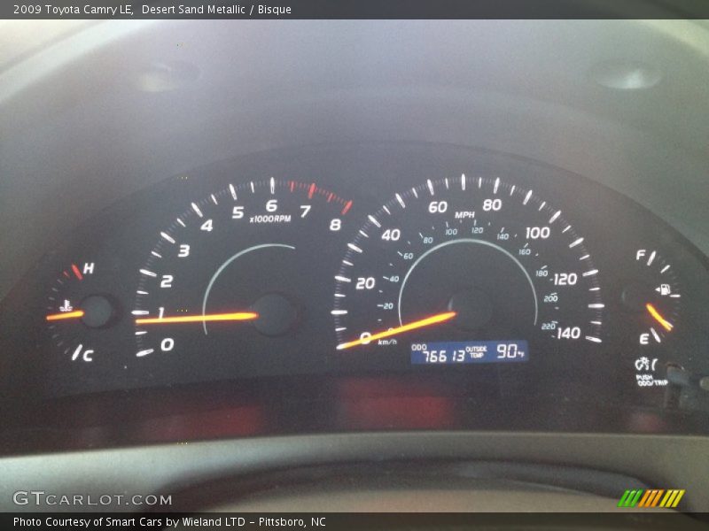 Desert Sand Metallic / Bisque 2009 Toyota Camry LE