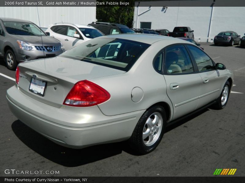 Gold Ash Metallic / Medium/Dark Pebble Beige 2006 Ford Taurus SE