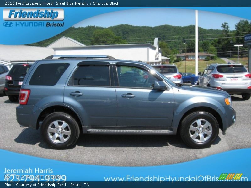 Steel Blue Metallic / Charcoal Black 2010 Ford Escape Limited