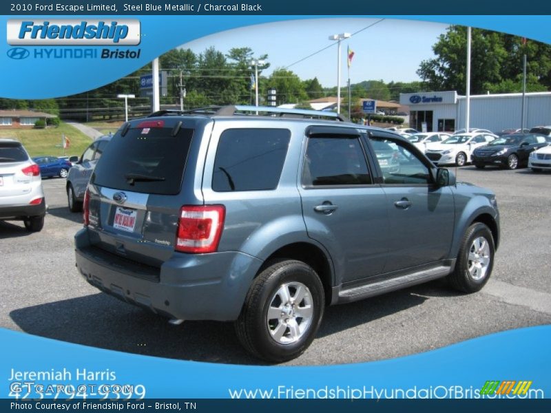 Steel Blue Metallic / Charcoal Black 2010 Ford Escape Limited