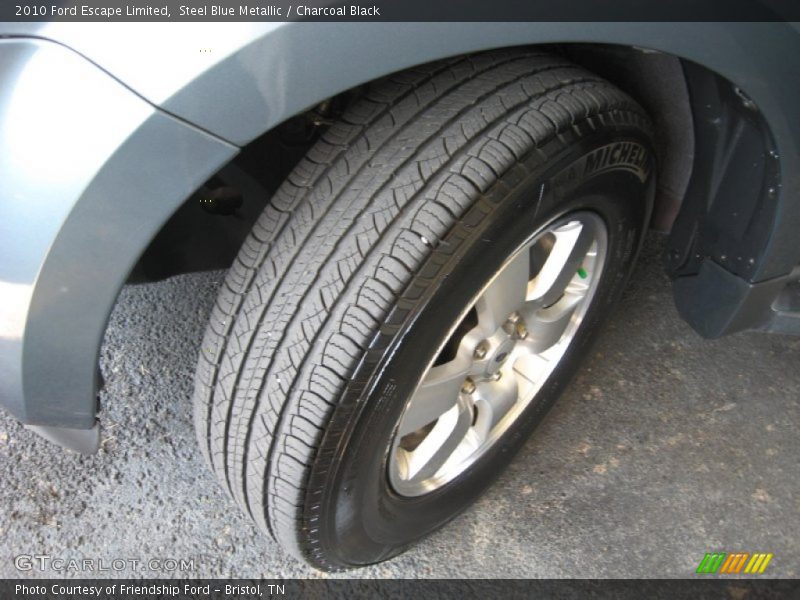 Steel Blue Metallic / Charcoal Black 2010 Ford Escape Limited