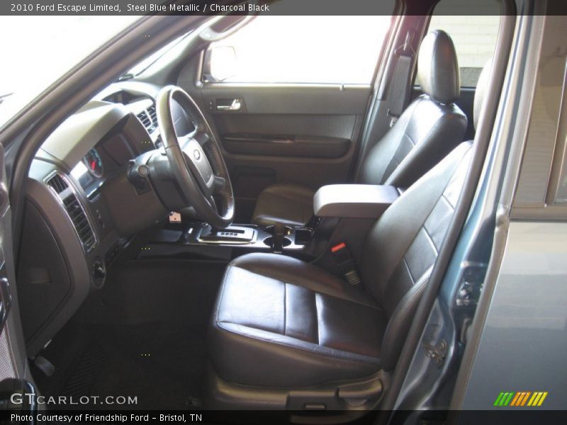 Steel Blue Metallic / Charcoal Black 2010 Ford Escape Limited