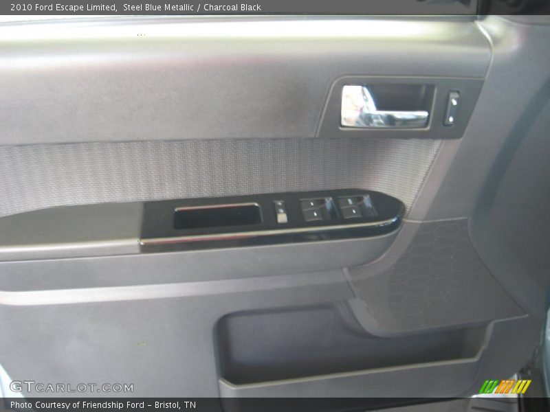 Steel Blue Metallic / Charcoal Black 2010 Ford Escape Limited