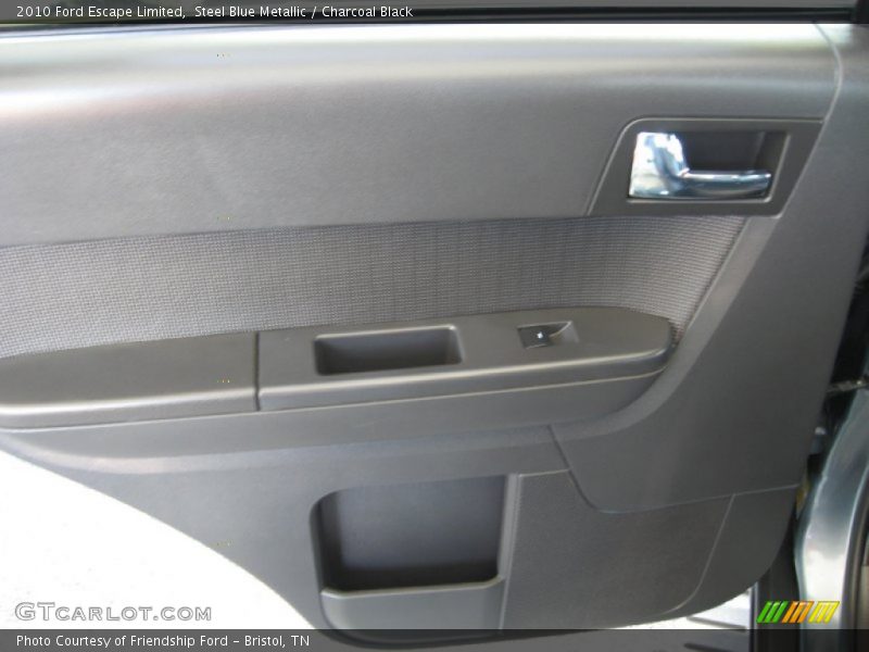 Steel Blue Metallic / Charcoal Black 2010 Ford Escape Limited