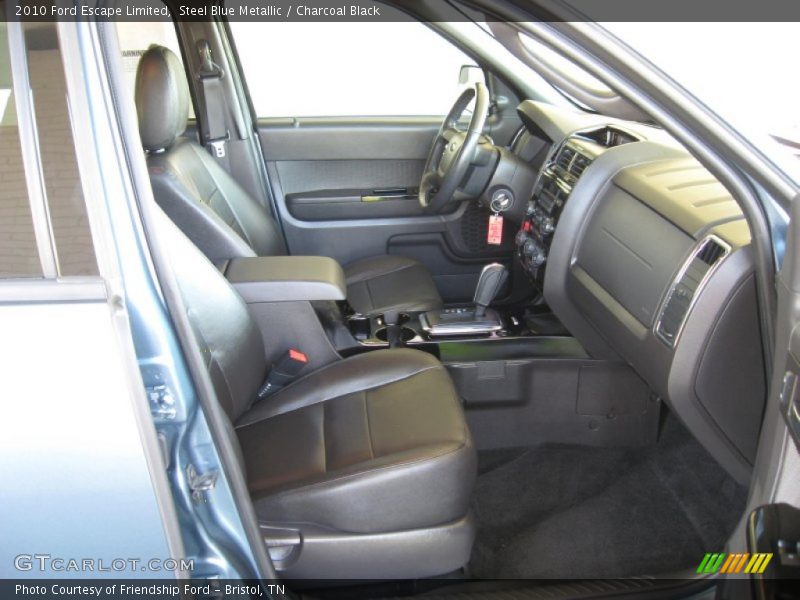 Steel Blue Metallic / Charcoal Black 2010 Ford Escape Limited