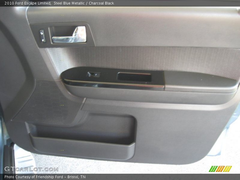 Steel Blue Metallic / Charcoal Black 2010 Ford Escape Limited