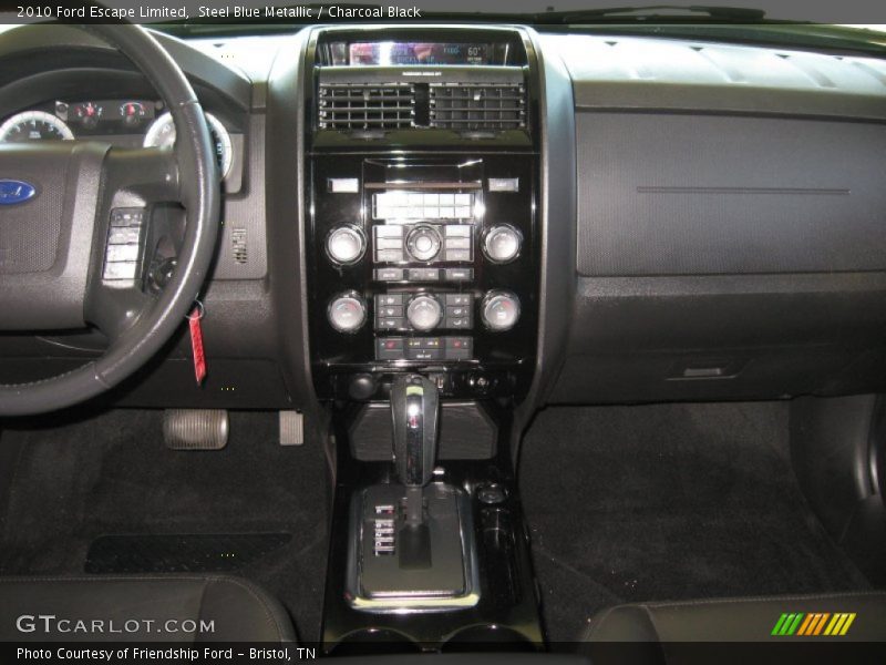 Steel Blue Metallic / Charcoal Black 2010 Ford Escape Limited