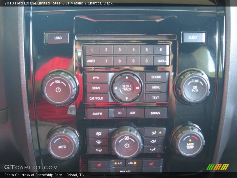 Steel Blue Metallic / Charcoal Black 2010 Ford Escape Limited