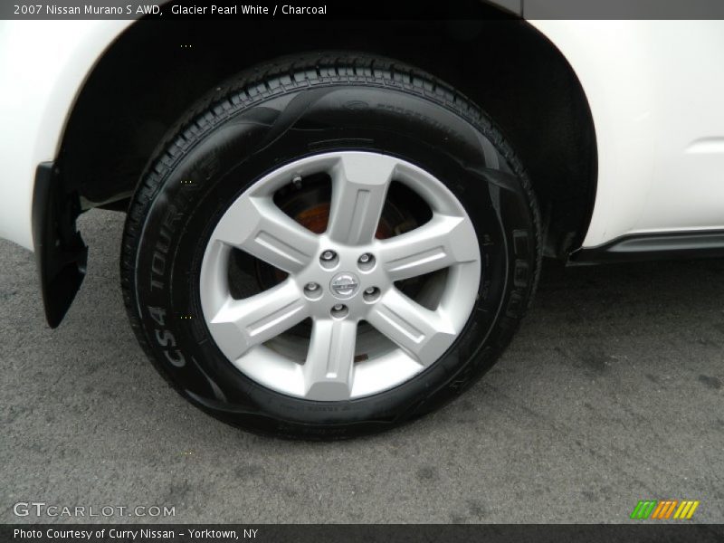 Glacier Pearl White / Charcoal 2007 Nissan Murano S AWD