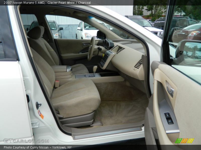 Glacier Pearl White / Charcoal 2007 Nissan Murano S AWD
