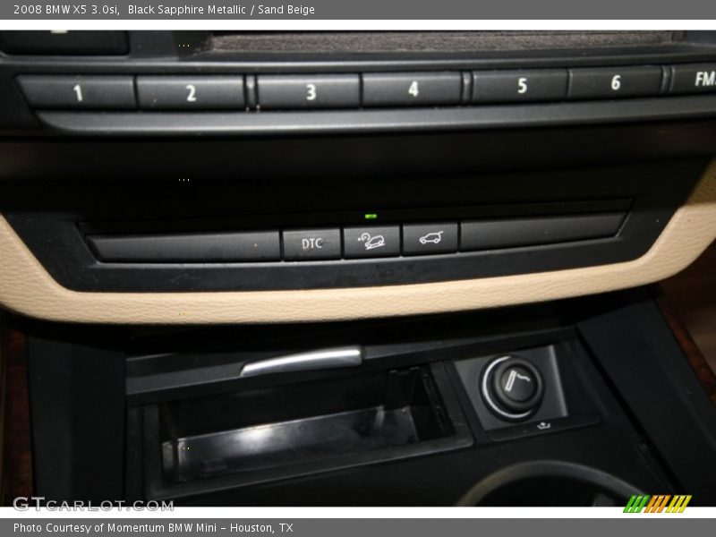 Black Sapphire Metallic / Sand Beige 2008 BMW X5 3.0si