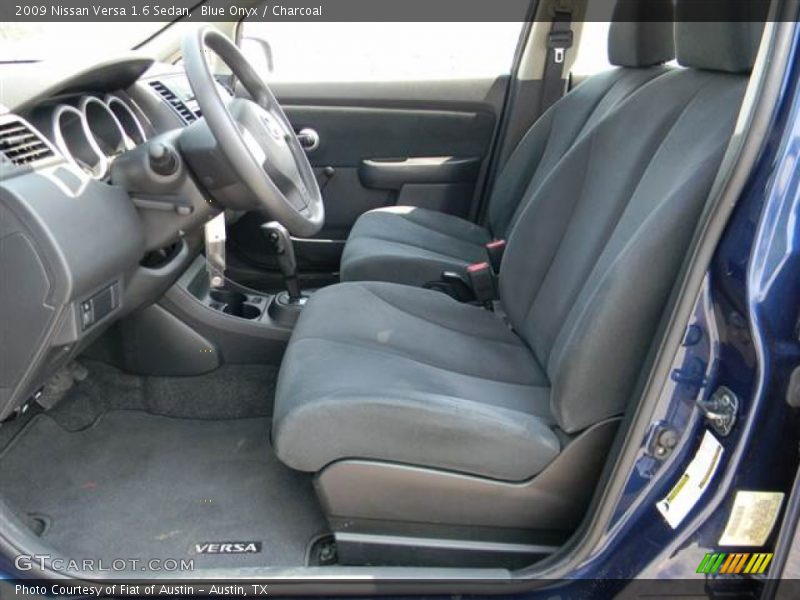 Blue Onyx / Charcoal 2009 Nissan Versa 1.6 Sedan