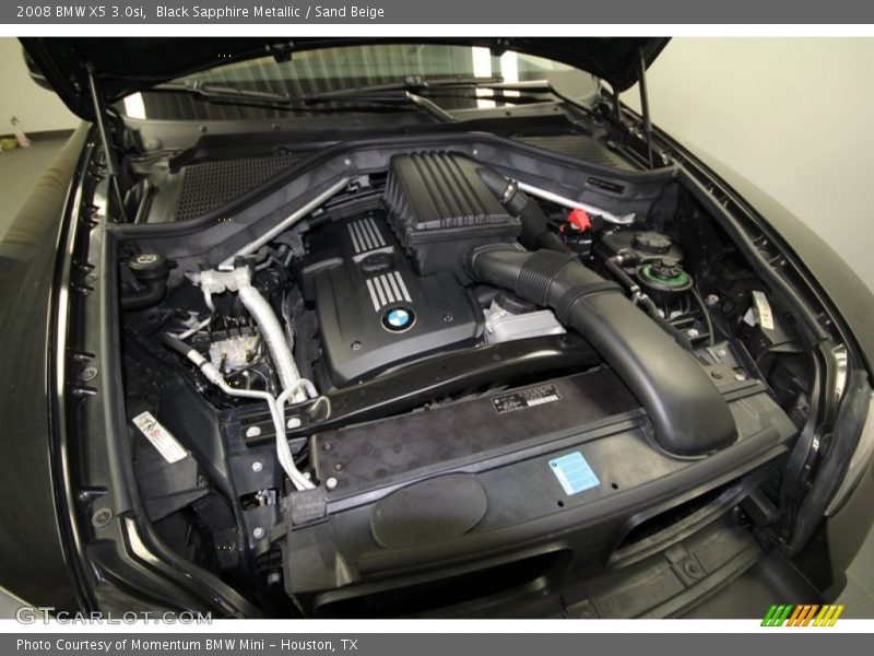 Black Sapphire Metallic / Sand Beige 2008 BMW X5 3.0si