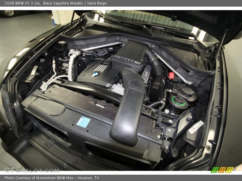 Black Sapphire Metallic / Sand Beige 2008 BMW X5 3.0si